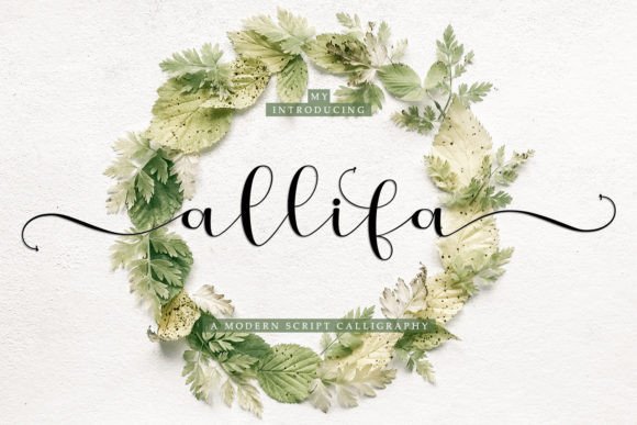 Allifa: A Charming Script Font for Web Design