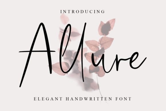 Allure Script Font Review for Design Projects