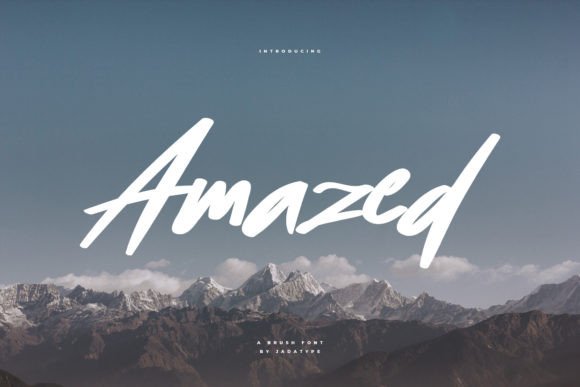 Amazed: A Script Font for Bold Branding