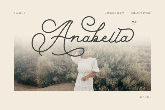 Anabella Font for Handmade and Commercial Projects