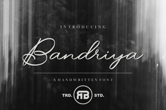 Bandriya: A Script Font That Elevates Branding Projects