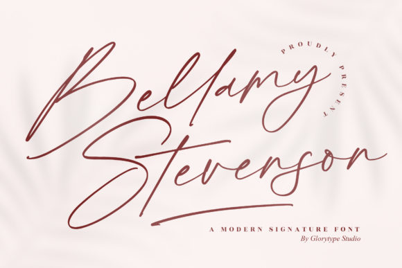 Bellamy Stevenson: A Luxurious Script Font for Web Design