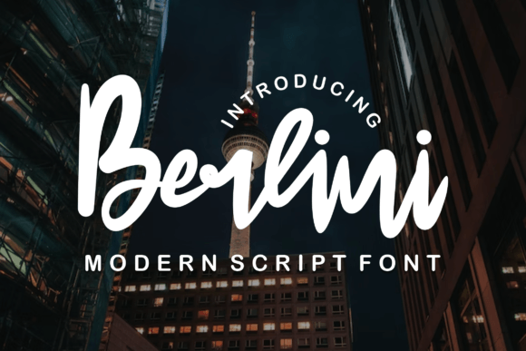 Berlini Font for Modern Web Design