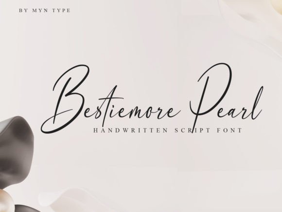 Bestiemore Pearl: A Classy Script Font for Web Design