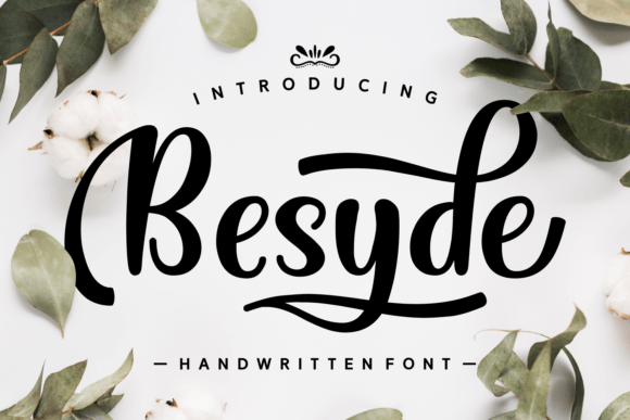 Besyde: A Feminine Handwritten Font for Branding