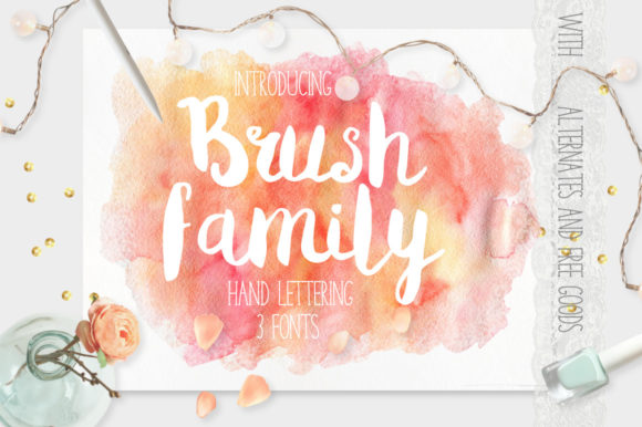 Brush Family: A Script Font for Editorial Elegance