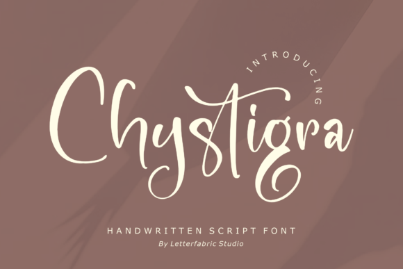Chystigra Font for Handmade and Commercial Designs
