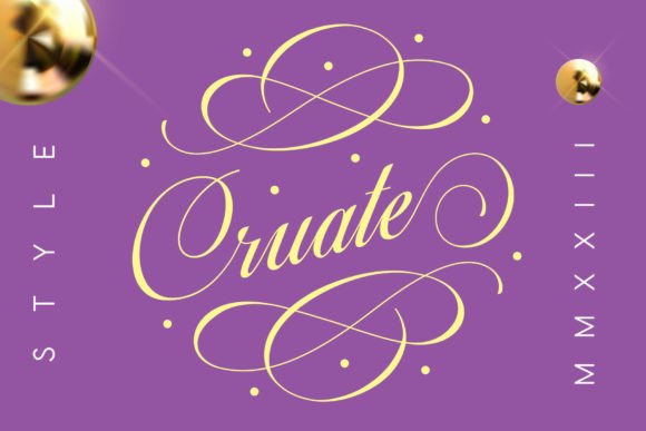 Cruate: A Script Font for Thoughtful Editorial Design