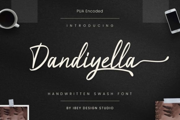 Dandiyella: A Playful Handwritten Font for Creative Projects