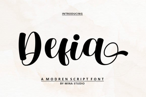Defia Font for Professional Branding