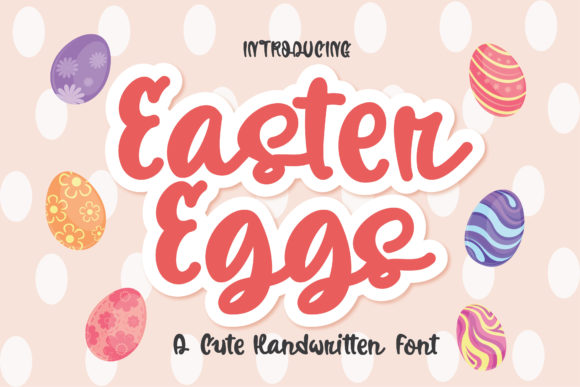 Easter Eggs Font for Web Design