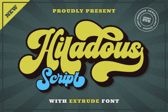 Hiladous: A Bold Handwritten Font for Editorial Design