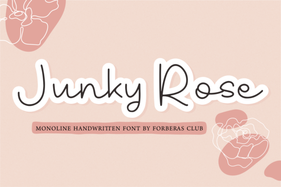 Junky Rose: A Handwritten Font with Timeless Elegance