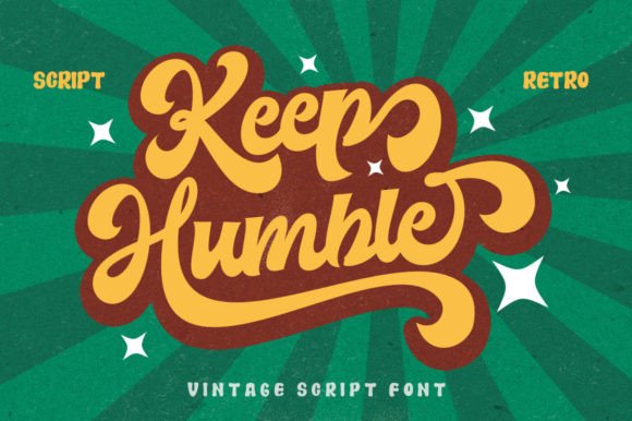 Keep Humble: A Retro Handwritten Font for Editorial Design