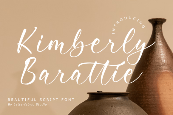 Kimberly Barattie – A Script Font with Graceful Elegance