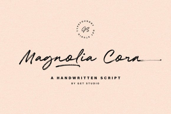 Magnolia Cora: A Handwritten Font for Editorial Elegance