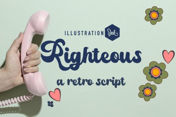 Righteous Font for Handmade Creations