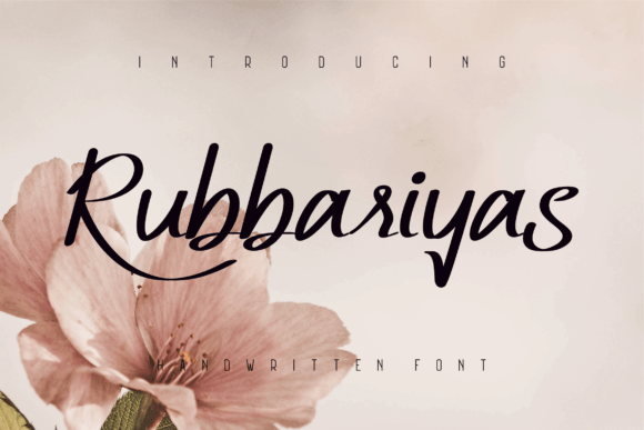 Rubbariyas Font for Branding That Feels Personal and Polished