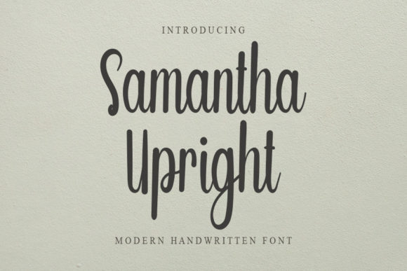 Samantha Upright: A Font That Breathes Creativity into Handmade Projects