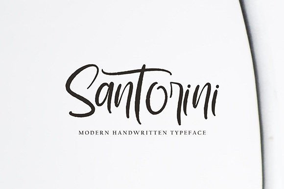 Santorini: A Handwritten Font for Timeless Editorial Design