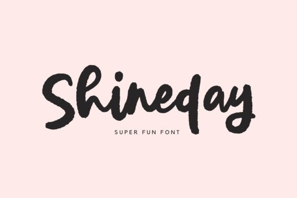 Shineday: A Handwritten Script Font for Editorial Elegance