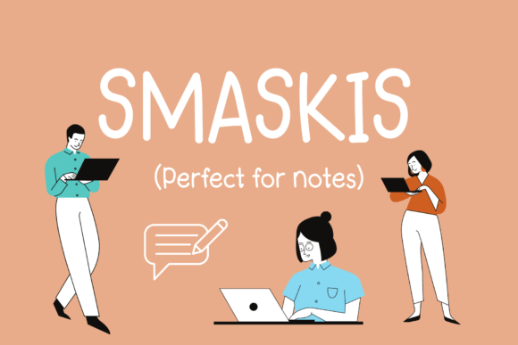 Smaskis: A Script Font for Creative Projects