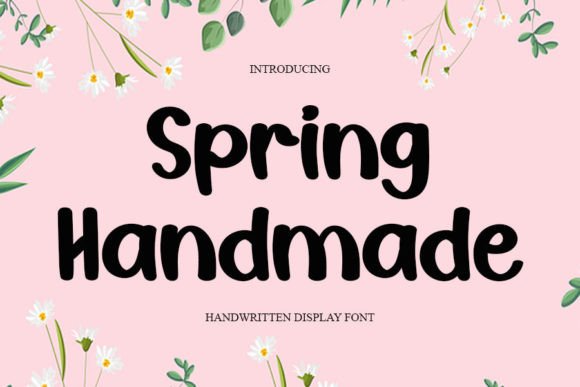 Spring Handmade Font for Digital Branding