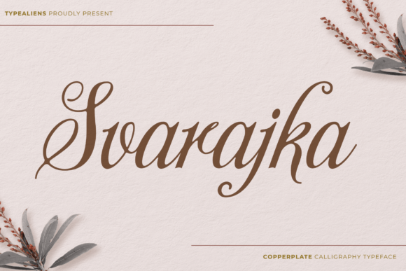Svarajka: The Script Font That Elevates Your Campaigns