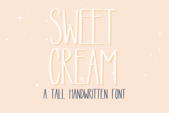 Sweet Cream Font for Editorial Design