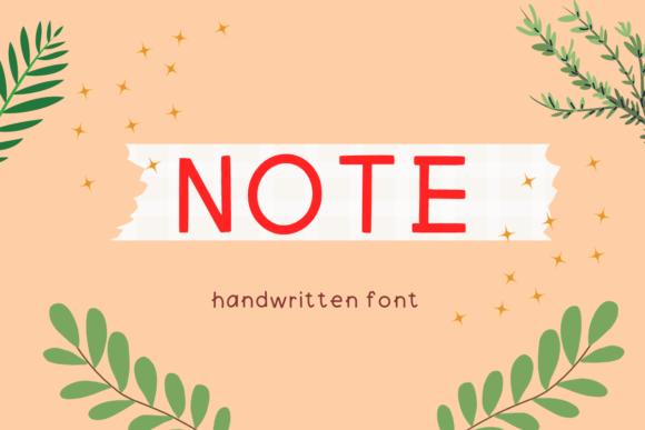 Testing Note: A Handwritten Font for Modern Branding