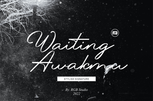 Waiting Awakmu: A Stylish Font for Modern Campaigns