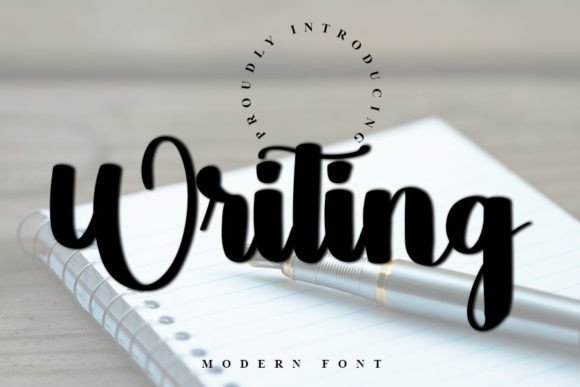 Writing Font for Web Design: A Charming Display Typeface